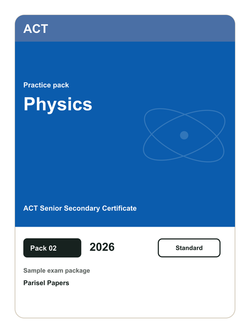 Parisel product cover exam-act-act-senior-secondary-certificate-physics-paper-02-2026-e1