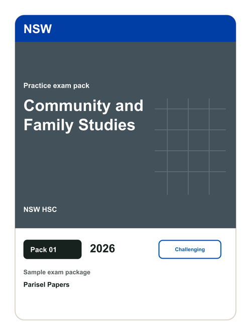 Parisel product cover exam-nsw-hsc-community-and-family-studies-paper-01-2026-e1
