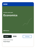 NSW Senior Economics practice pack 02 cover (2026)