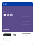NSW Senior English Advanced practice pack 01 cover (2026)