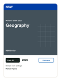 NSW Senior Geography practice pack 01 cover (2026)