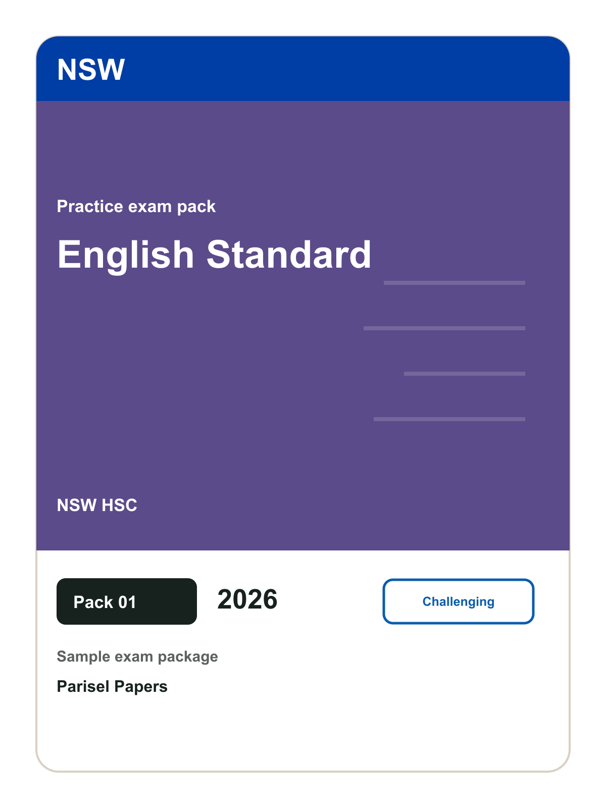 Parisel product cover exam-nsw-hsc-english-standard-paper-01-2026-e1