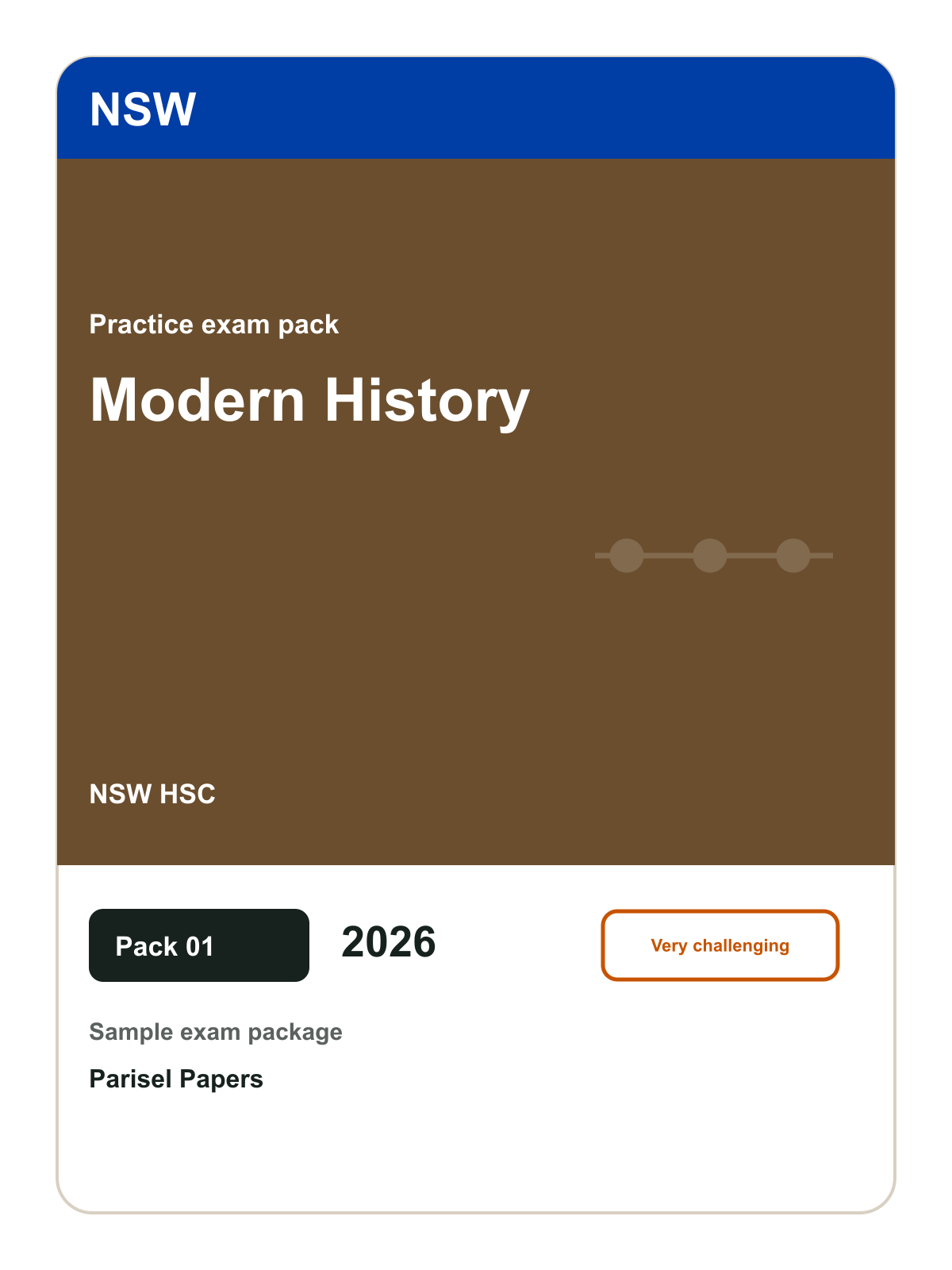 Parisel product cover exam-nsw-hsc-modern-history-paper-01-2026-e1