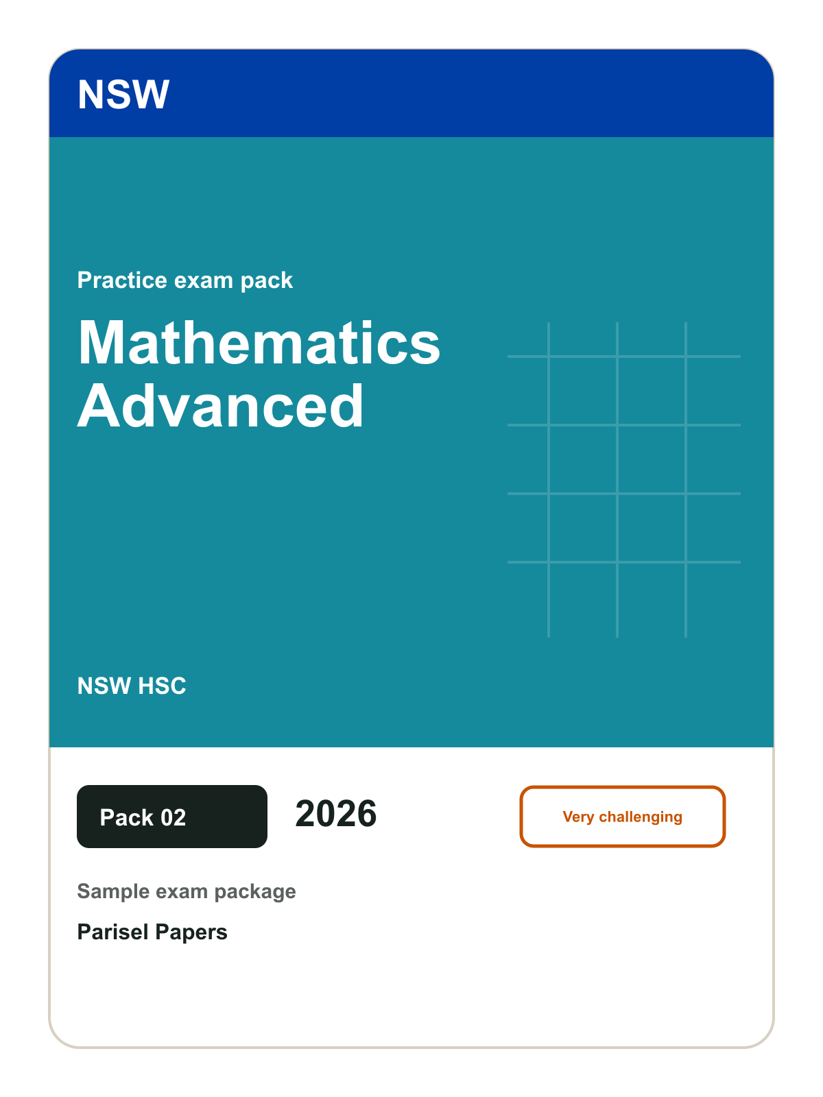 Parisel product cover exam-nsw-hsc-mathematics-advanced-paper-02-2026-e1
