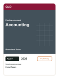 Queensland Senior Accounting practice pack 01 cover (2026)