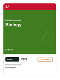 SA Senior Biology practice pack 01 cover (2026)