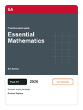 SA Senior Essential Mathematics practice pack 01 cover (2026)