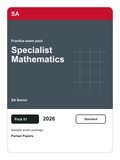 SA Senior Specialist Mathematics practice pack 01 cover (2026)