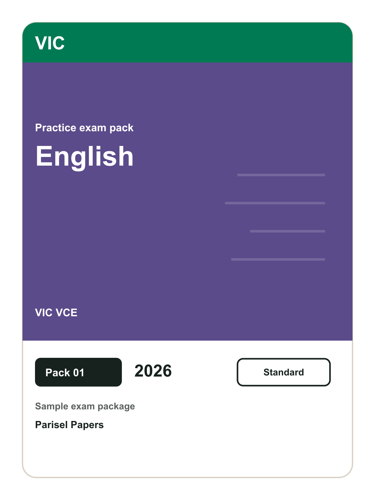 Parisel product cover exam-vic-vce-english-paper-01-2026-e1