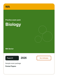 WA Senior Biology practice pack 01 cover (2026)